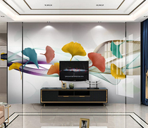 Nordic Feather-wood fiber integrated TV Background wall Living room sofa spliced Decorative Buttoned plate Quick-fit wall panel