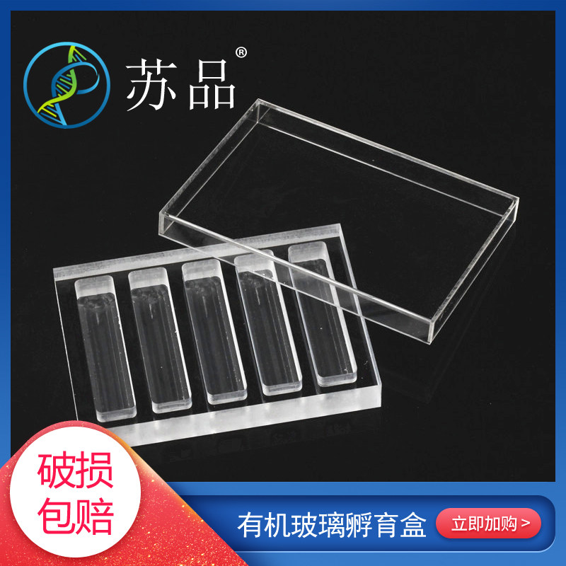 整膜盒摇膜盒 抗体孵育盒5格 亚克力有机玻璃材质 可定制