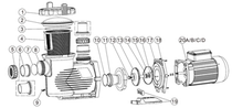 EMAUX Wanshi EPH water pump circulating water pump accessories