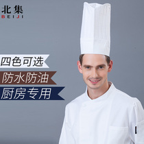 Hotel Kitchen Anti-Smoke Adjustable Tightness Home Coop Hat Woman Catering White Working Hat High Cloth Cap Man
