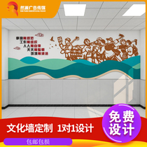 School Culture Wall Design Corporate Culture Wall Party Politics and Culture Acrylic Custom Made personality Customized