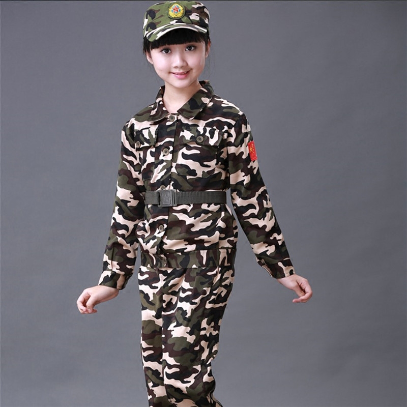 ngụy trang phù hợp với trẻ em phù hợp với dài sinh viên nam và nữ lĩnh vực quần áo hiệu suất lực lượng đặc biệt ngụy trang quần áo hiệu suất huấn luyện quân sự quần áo trẻ em.