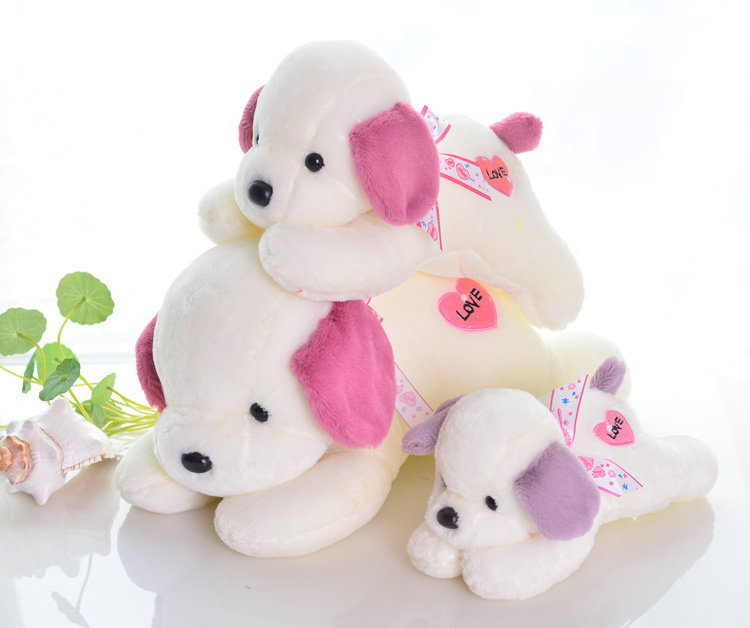 Hair Suede Toy Dog Small Dogs Paparazzi Petty White Dog Groveling Dog Cloth Doll On-board Doll Claw Machine Doll