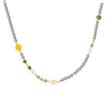 Zhou taisheng hetian jade necklace mother’s birthday gift