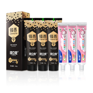 可立克蜂毒牙膏家庭装6支