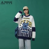 Демисезонный модный свитер для влюбленных, оверсайз, увеличенная толщина, круглый воротник