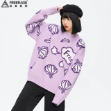 Демисезонный длинный абрикосовый свитер для влюбленных, оверсайз, средней длины, увеличенная толщина