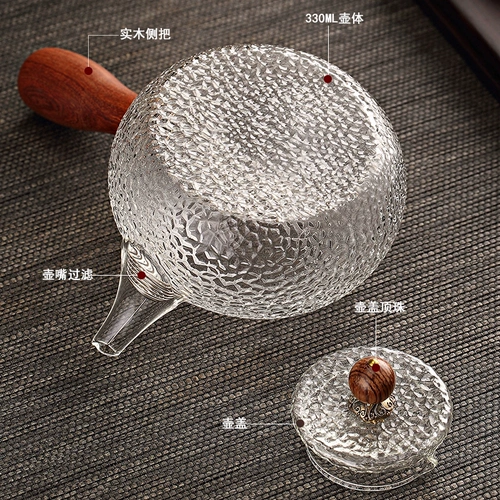 Стеклянный заварочный чайник, чай для домашнего использования, комплект