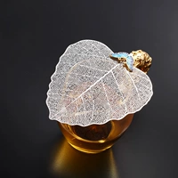 Серебряная бабочка лист бодхи