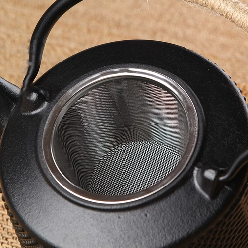 JKV японский чугунный чайник, набор чайников с кипящей водой, черная хрустальная плита, специальный чайник для чая, уголь, огненный чайник вокруг плиты, чайная плита