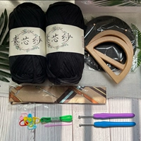 Черный набор материалов