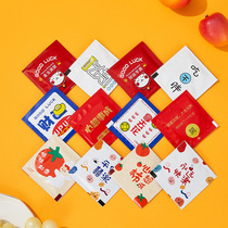 Disposable gloves independent creative small package catering food grade plastic transparent PE takeaway kitchen household