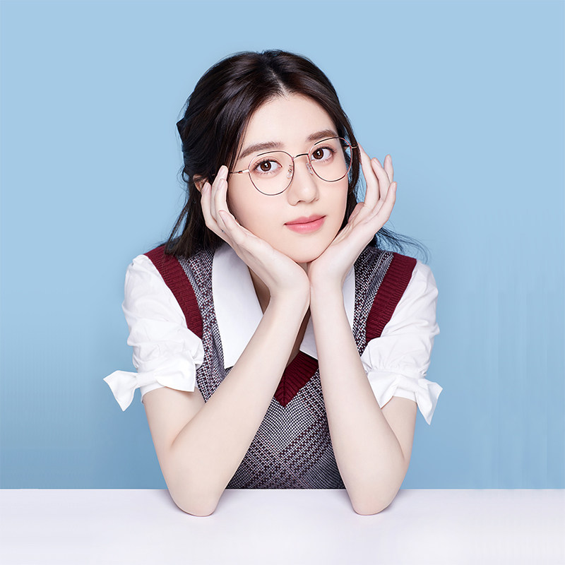 Clayton line with myopia glasses female can be equipped with degree anti-blue light frame ultra-light vegan glasses frame