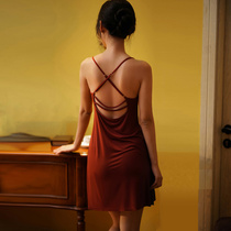 Pajamas Lanjimodel Summer Sexy Sexy Hanging Snapshot Skirt Summer Beauty Home Clothes with Breath Paddle