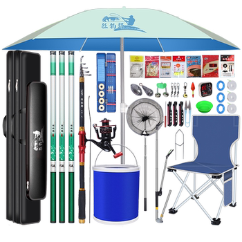 Cost-effective fishing rod complete set