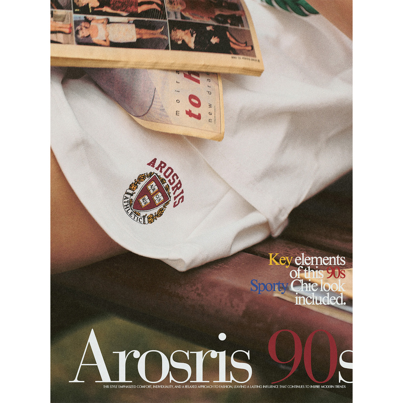 Arosris | Summer Wanderings American College Effortless Travel American Retro Pure Cotton Terry Shorts Arosris | Summer Wanderings American College Effortless Travel American Retro Pure Cotton Terry Shorts