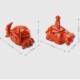 Ceramic crab mobile phone holder tea brush holder pen holder cover desktop tea pet ornaments all directions creative small ornaments