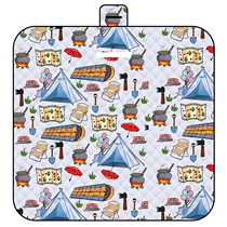 Ultrasonic picnic mat folding outdoor park large and small outing thickened tent floor mat music festival portable