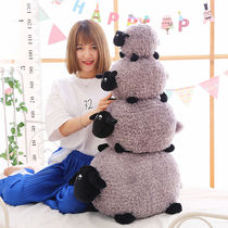 Cute Lambs Doll Plush Toy Cloth Doll Dress Sheep Small Kids Birthday Gift for Students