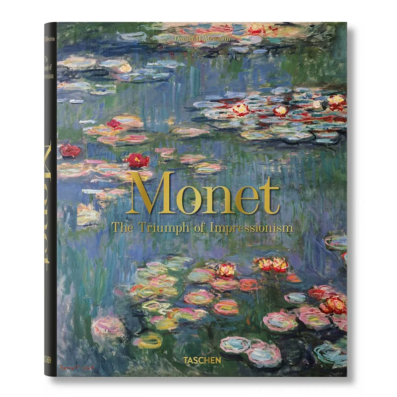 [Готовый запас] TASCHEN коллекция мировых классических художников в твердом переплете с большой формой 3-книговое издание Монет + Ван Гог + Леонардо да Винчи Английский художник художественный альбом коллекция импрессионистской масляной живописи импортированная оригинальная Taschen