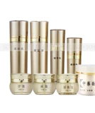 Высококлассная высококачественная упаковка, акриловая бутылка, крем, тара, косметическая баночка для крема, золотой комплект