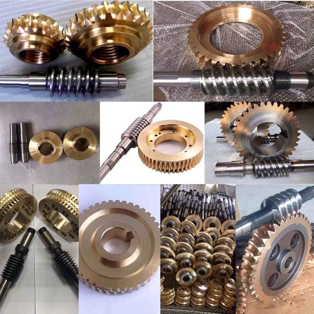 Manufacturers of professional vortex worm gear reducer high quality single multi-head 1-20 module high-speed processing customization.