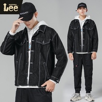GOOMIL LEE trendy brand mens long sleeve denim jacket spring and autumn loose trend casual Korean overcoat