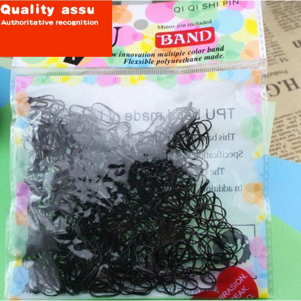 400-500 pcs rubber rope ponytail holder elastic hair bands t