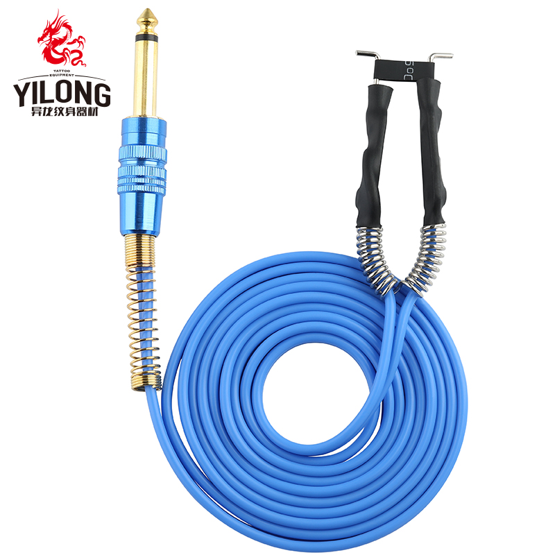 Dragon tattoo equipment tattoo machine hook line traditional coil machine hook line 1 8m silicone durable dirt resistant