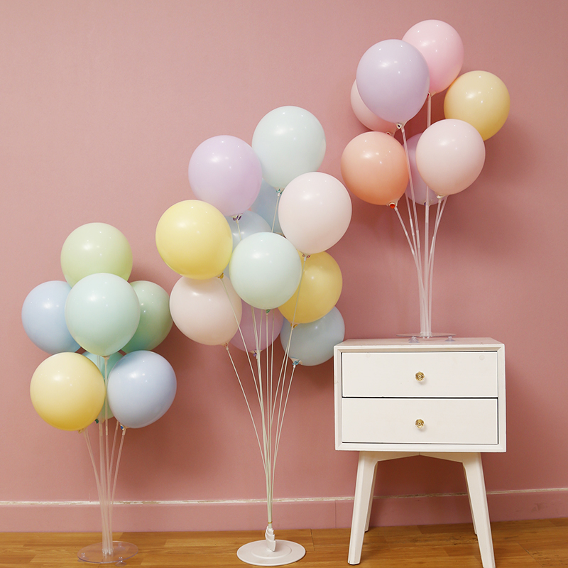 Table float Balloon Pendulum children's birthday Scene party arrangement decoration floating air balloons ground floating bracket to ground floor