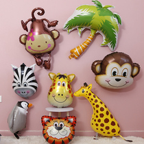 Walking pet balloon Walking balloon Cartoon aluminum film balloon Childrens birthday party decoration dress up