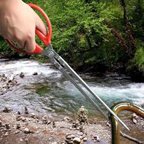 Yellow Eel Clip Mud Loach Finless Eel Pliers Anti-Anti Snake Tool Stainless Steel Clip Snake Control Fisher Litter Clip Lengthened New