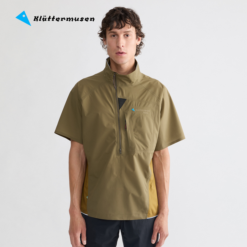 Klattermusen Outdoor Pullover Short-Sleeved Jacket for Men (Vide) 10468