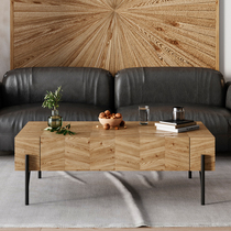 Nordic style grid red fruit plate living room coffee table balcony creative leisure simple tea table integrated iron art