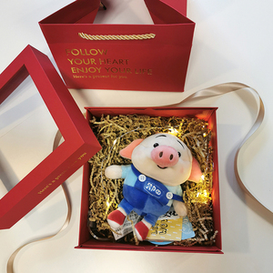 【送拉菲草】高档简约风生日礼品盒