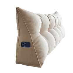 Xingzhijia Japanese-Style Minimalist Tatami Soft Cushion ins Nordic Headboard Cushion Solid Color Backrest Bed Large Long Pillow