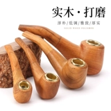 Сплошное деревянное сражение с борьбой с небольшими мирантами Портативные старые традиционные курительные кабинки горшок с засухой курил борьба ручной работы, борьба с борьбой.