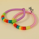 Красочная обмотка Фестиваль лодок-драконов, красочная веревка, готовая плетеная веревка, ручная цепь, ручная веревка с ромбовидным узлом, намотка, ручная веревка для детей и девочек