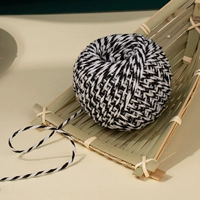 Сумки и веревка черная+белые рулеты около 65 метров