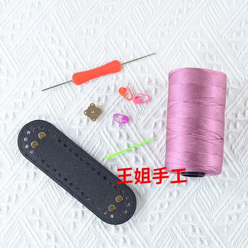 товар из китая 手工编织包包diy材料包送女友闺蜜礼物钩针毛线自制手提单肩斜挎