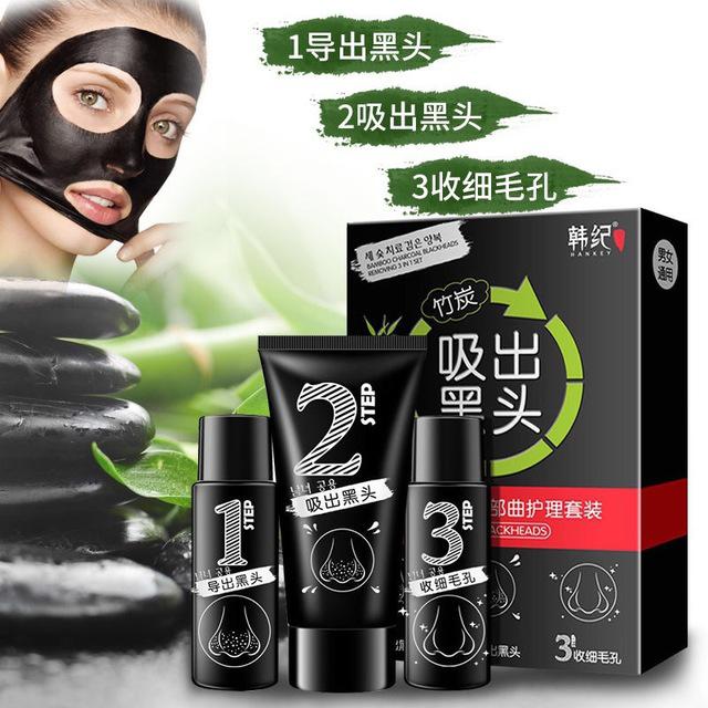 Go to blackhead suit shrink pores trilogy Acne Removing Acne closed cleaning Bamboo charcoal black head Export liquid theorizer male and female