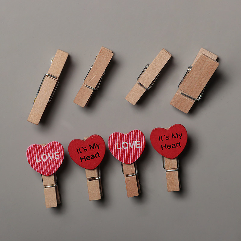 Small Wood Clips Fridge Magnetic Stickles Magnet Art Office Documents Bill Message Stickup With Decorative Sticker Magnet Sticker