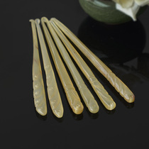 Buy 2 send 1 same upscale handmade natural goat horn Horn Digging Ear Spoons Scoop Ear Cleaner Natural big number