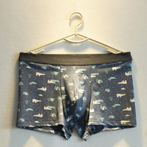 3-pack mens underwear cotton printed boxer personality trend boxer pants sexy comfortable breathable shorts