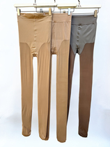 And beauty female bare mechanical high reality light leg artifact lady warm bottom pantyhose high waist clothing abdomen shape thin