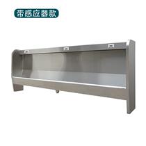 Sichuan 304 stainless steel induction urinal floor-standing factory school military public place vertical urinal small