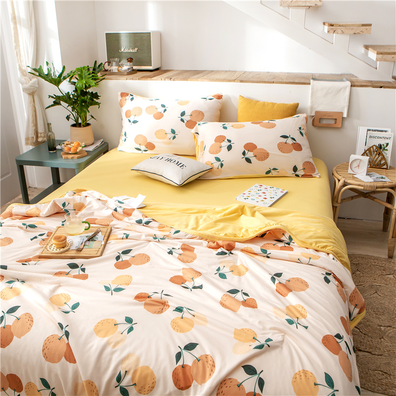 Antarctic A-type knitted cotton summer air-conditioning quilt children's thin quilt summer cool quilt single spring and autumn quilt machine washable