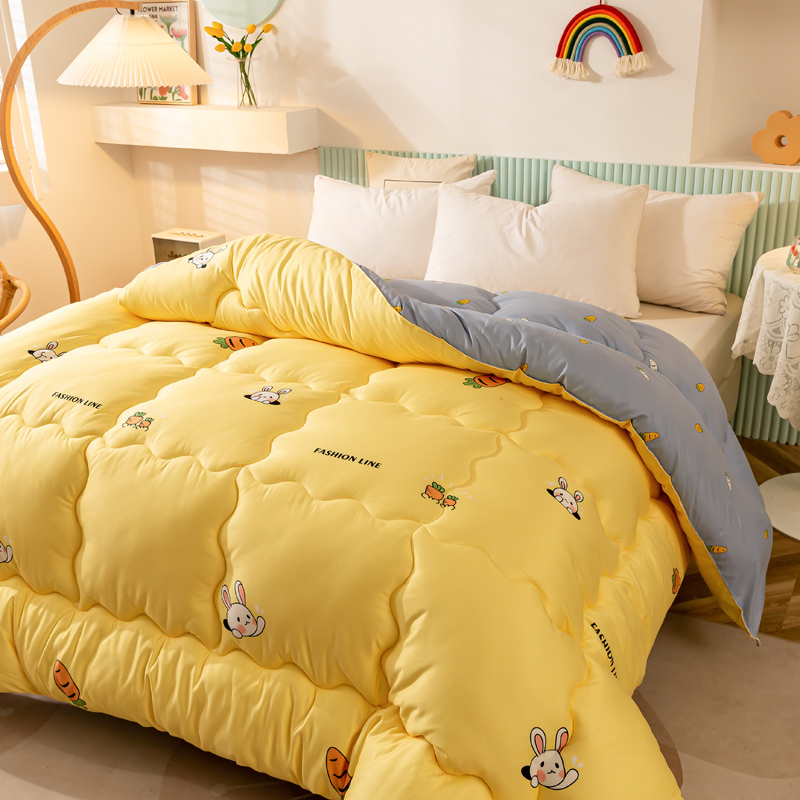 Antarctic quilt winter quilt thickened brushed printed warm velvet quilt core warm down velvet spring and autumn quilt available in four seasons