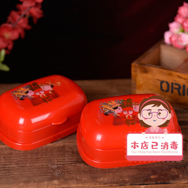 Wedding Supplies Soap Box Lovers Personality Creative Cartoon Toilet Soap Ceramic Tug Pair of Chinese Home-Taobao