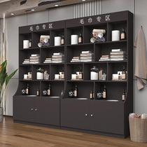 Towel cabinet barber shop special wooden cabinet barber shop storage cabinet beauty salon storage cabinet hair salon product display cabinet